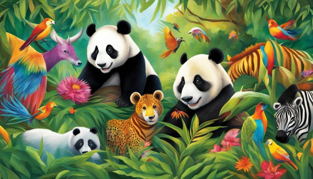 animal characters in Panda Bear, Panda Bear, What Do You See?