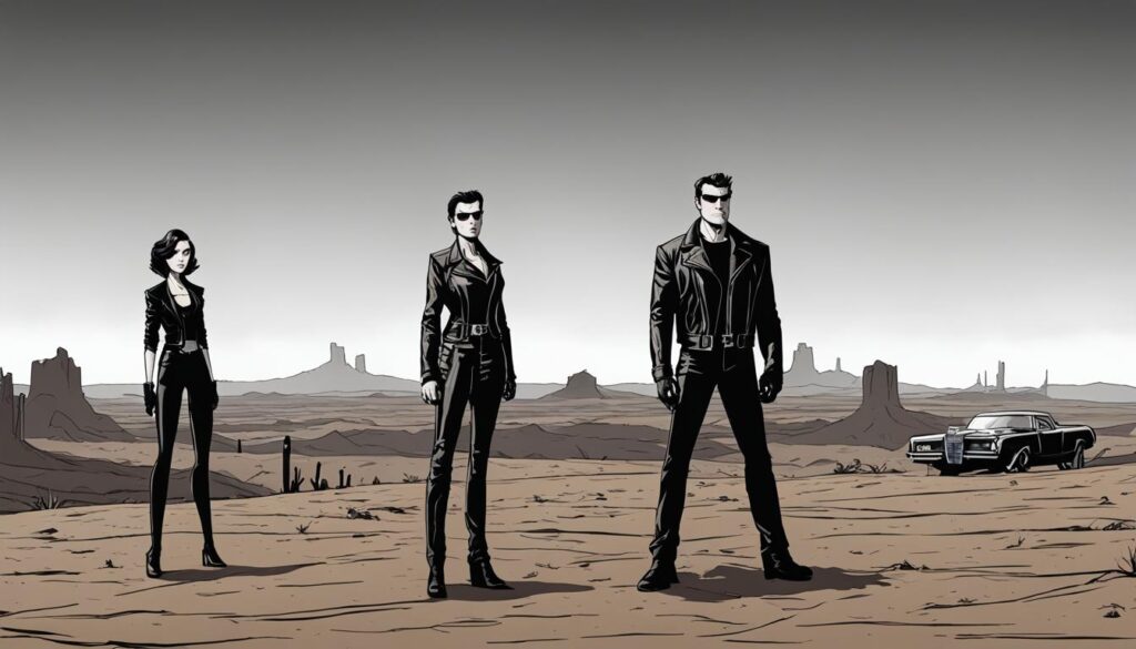 key characters in Desert Noir