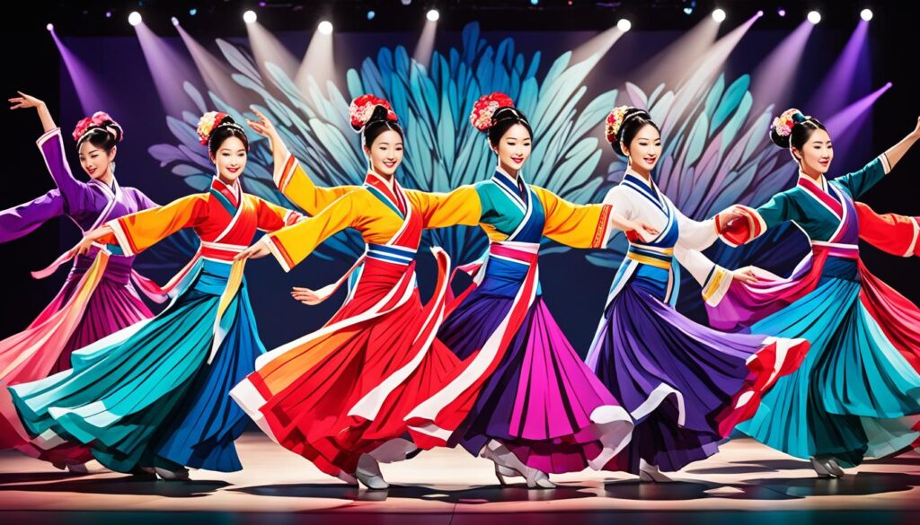 Korean female dancers