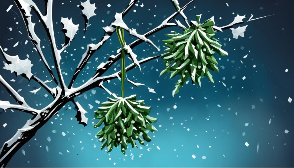 Mistletoe and Murder Motif