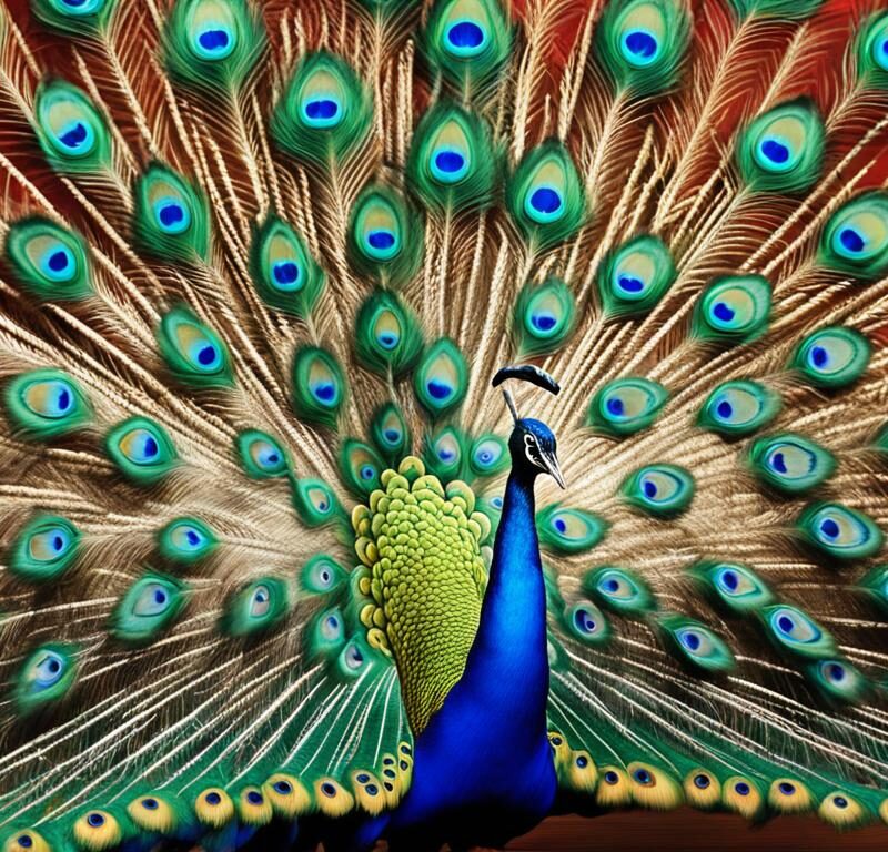 Peacocks Dancing