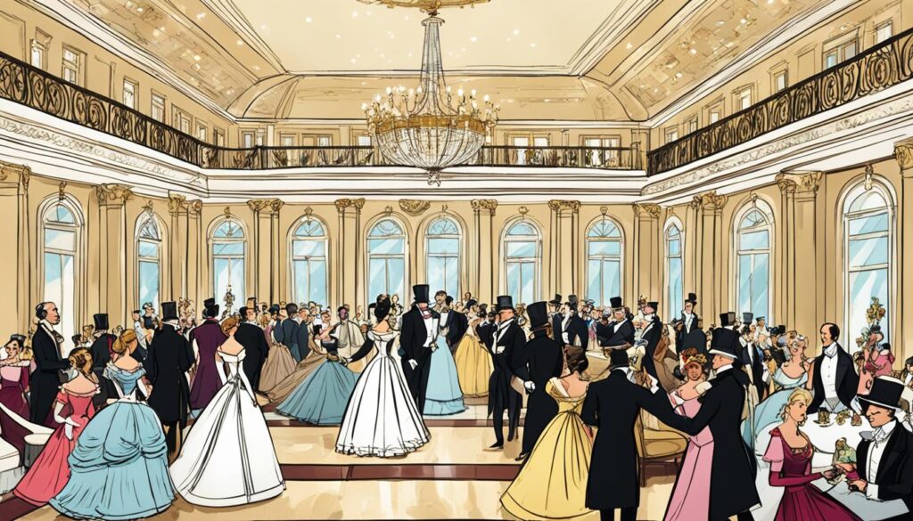 Regency era setting