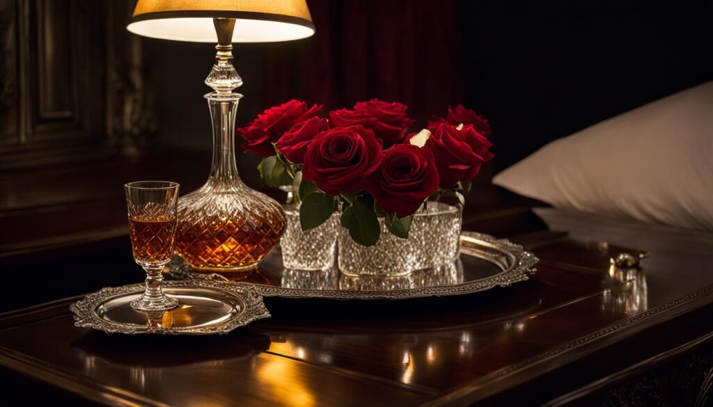 roses and cognac