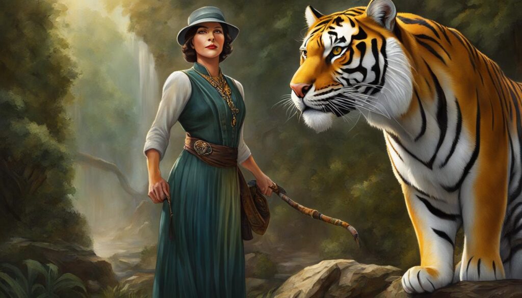 Mabel Stark and Rajah the Tiger