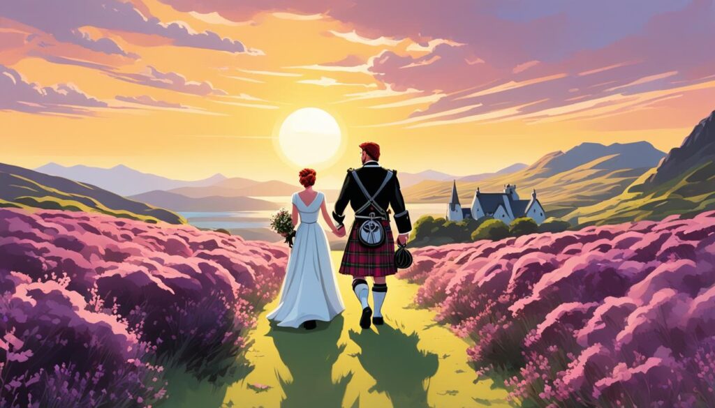 Wedding the Highlander romance