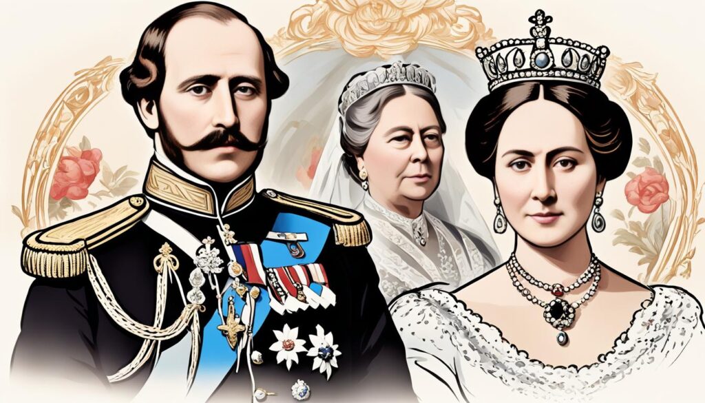 Queen Victoria and Prince Albert's portrait