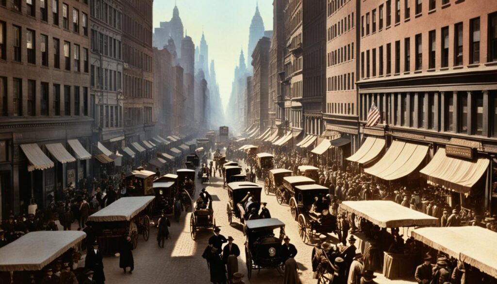 historical setting early 1900s New York